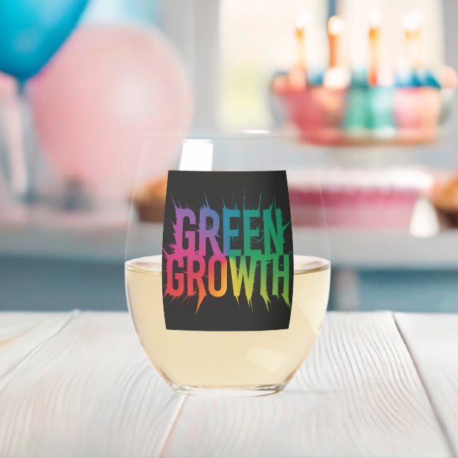 Croissance verte : Design vibrant en verre (Insitu (Baby Shower))