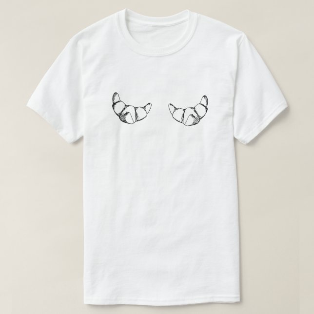 Croissant Backend Shirt (Design vorne)