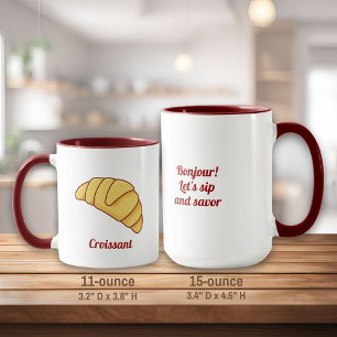 Croissant Café Mug