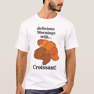Croissant-Gebäck-Feinschmecker T-Shirt