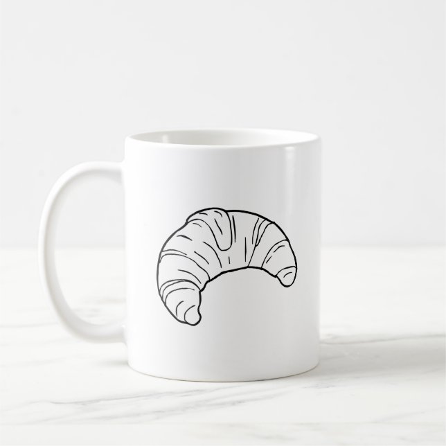 Croissant - Klassische Tasse (Links)