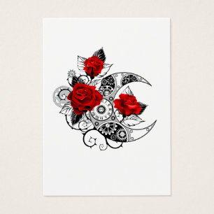 Croissant Mécanique avec Roses Rouges
