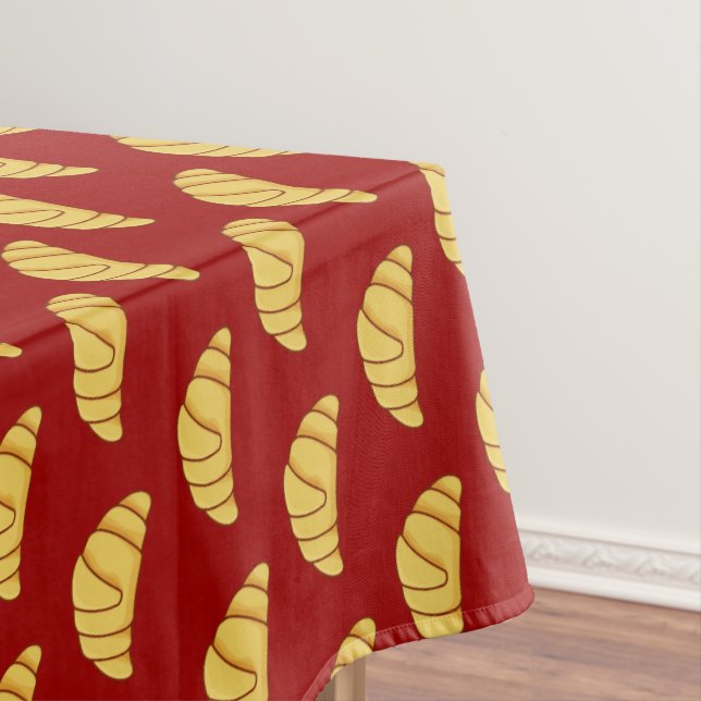 Croissant Pattern Tischdecke (Beispiel)
