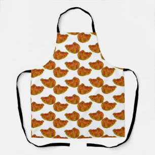 Croissant photo motif pattern schürze