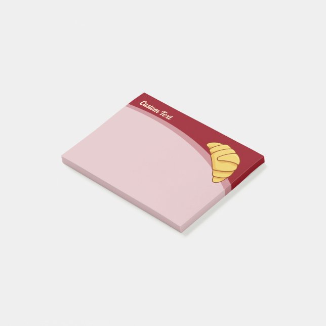 Croissant Post-it Klebezettel (angewinkelt)