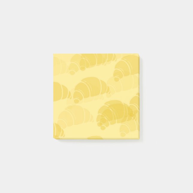 Croissant Post it Notes Post-it Klebezettel (Vorderseite)
