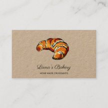 Croissants Zuhause Bäckerei Rustikal Vintag