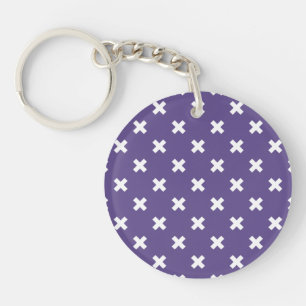 Croix blanches sur ultra violet