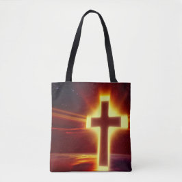 Croix brillante sur le Sac fourre-tout Arrière - p