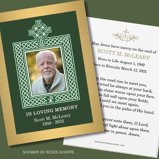 Croix celtique du Mémorial irlandais avec Chi-Rho (Créateur téléchargé)