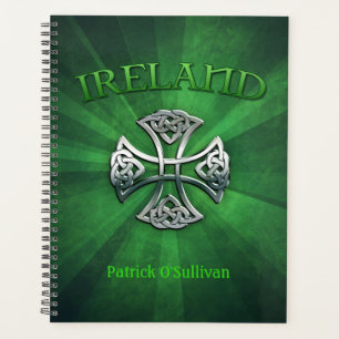 Croix celtique irlandaise personnalisée