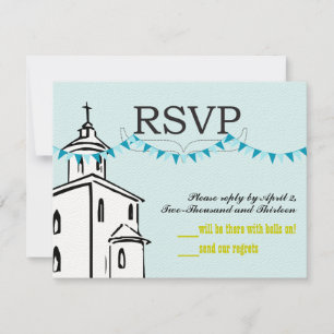 Croix chrétienne Bleue sur Steeple Chape RSVP