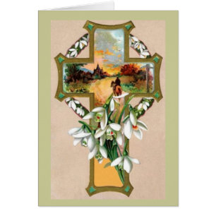 Croix de chrétien de coucher du soleil
