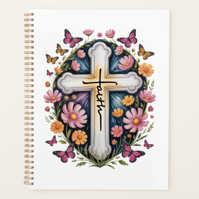 Croix de foi florale  (Devant)