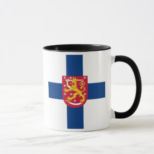 Croix de la Finlande et tasse de bras