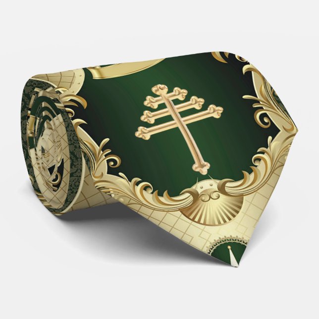 Croix de l'église maronite et Cravate du cèdre du  (Roulé)