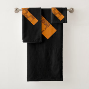Croix du culte rituel gothique Feu païen orange no