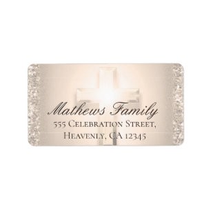 Croix rose ÉTIQUETTE