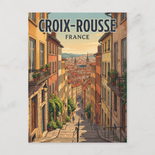 Croix-Rousse Frankreich Postkarte