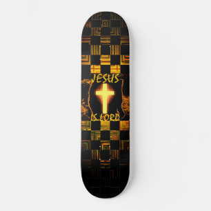 Croix skateboard Jésus est Seigneur