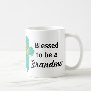 Croix turquoise bénie pour être une tasse de