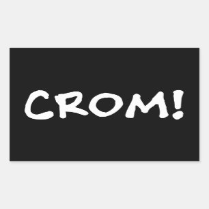Crom - Gott von Conan Rechteckiger Aufkleber