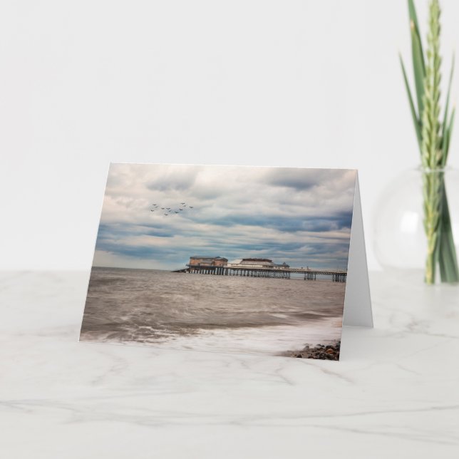 Cromer Beach, North Norfolk, England Karte (Vorderseite)