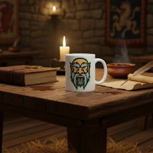 Cronos Griechischer Gott Grauer Bart Kaffeetasse