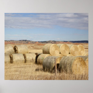 Crook Landkreis, Hay Bales Poster