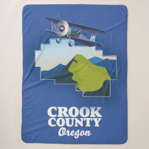 Crook Landkreis Oregon Karte Sherpadecke
