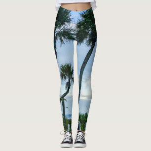 Crooked Palm Trees Leggings