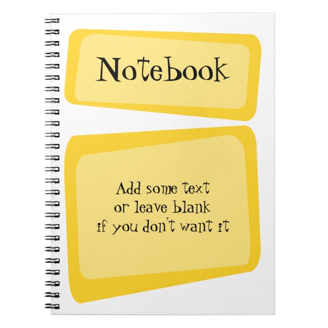 Crooked-Quadrate-Notebook Notizblock (Vorderseite)