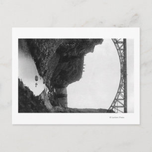 Crooked River Bridge in Central Oregon Fotograp Postkarte