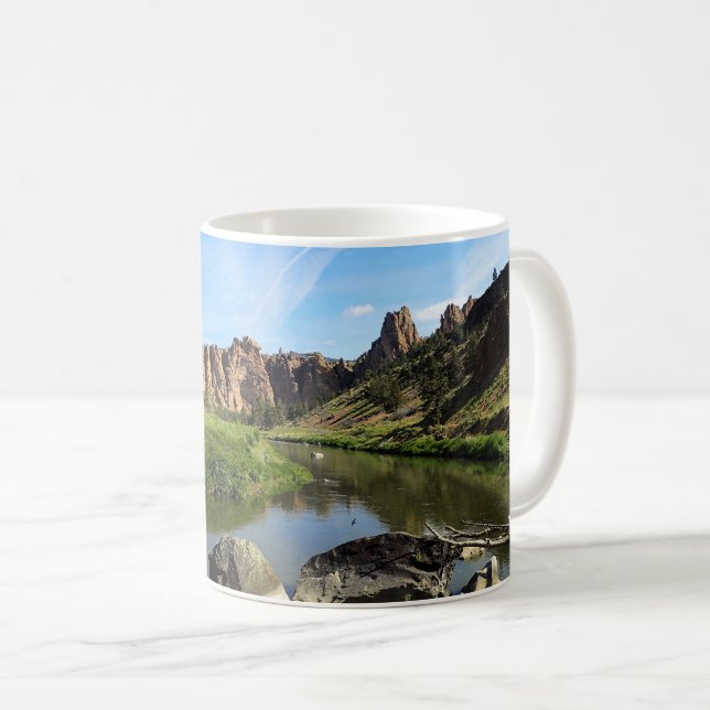 Crooked River, OR Kaffeetasse (VorderseiteRechts)