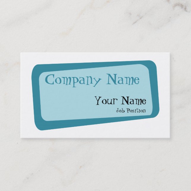 Crooked Squares Visitenkarte (Vorderseite)