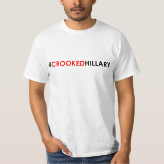 #CROOKEDHILLARY tordu de T-shirt de Hillary