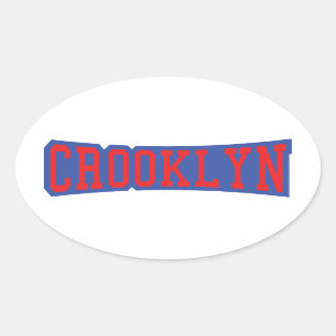 CROOKLYN, NYC OVALER AUFKLEBER
