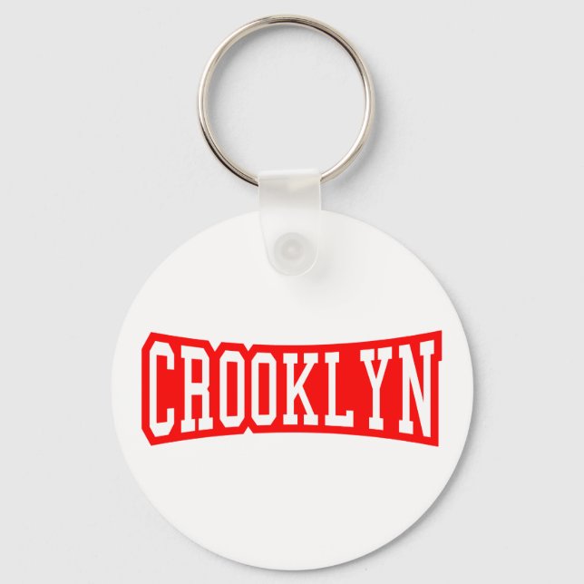CROOKLYN, NYC SCHLÜSSELANHÄNGER (Vorderseite)