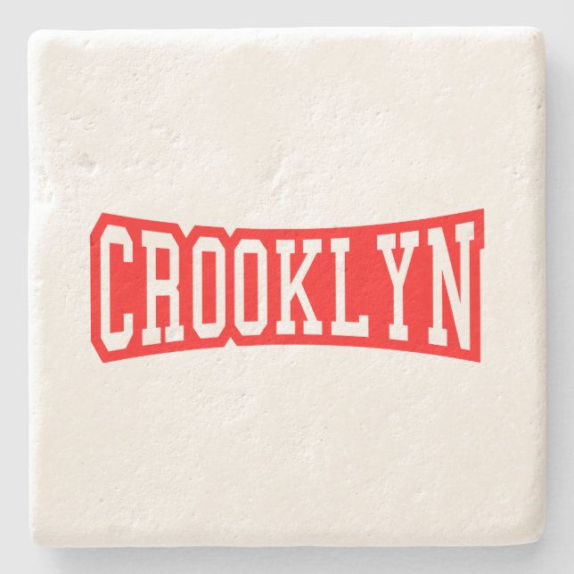 CROOKLYN, NYC STEINUNTERSETZER (Vorderseite)