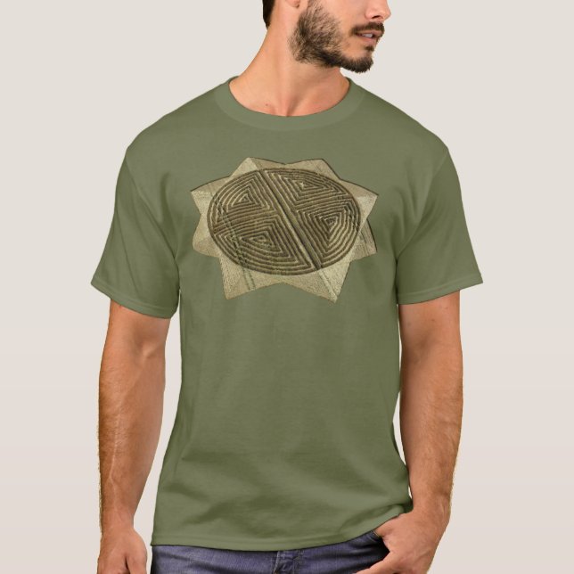 Crop Circle - Star und Circle T-Shirt (Vorderseite)