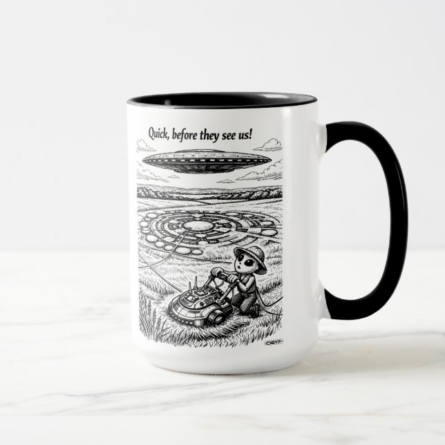 CROP CIRCLES -Quick- Tasse (Rechts)