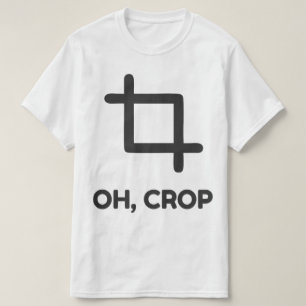 Crop Funny Fotografy Spaß Fotograf T-Shirt