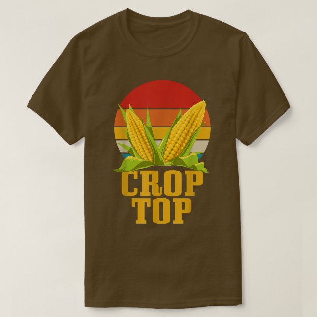 Crop Top Farm Cropp Mais Vintag Funny Far (Design vorne)