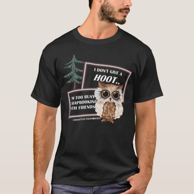 Croptoberfest 2023 Don't Give a Hoot T-Shirt (Vorderseite)
