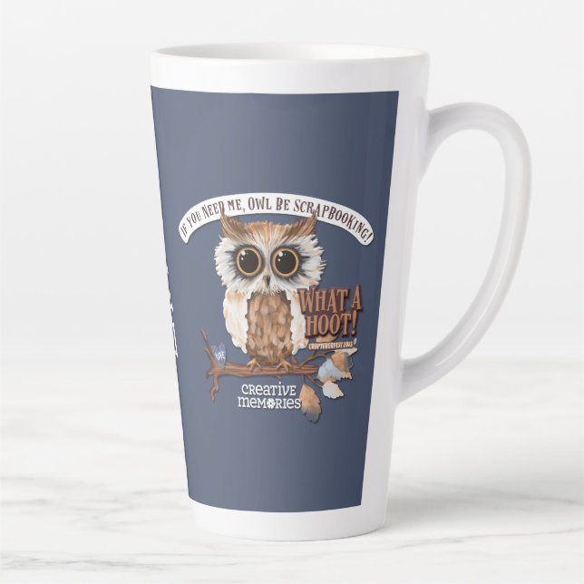 Croptoberfest 2023 Lg Latte Tasse Blue - Personali (Rechts)