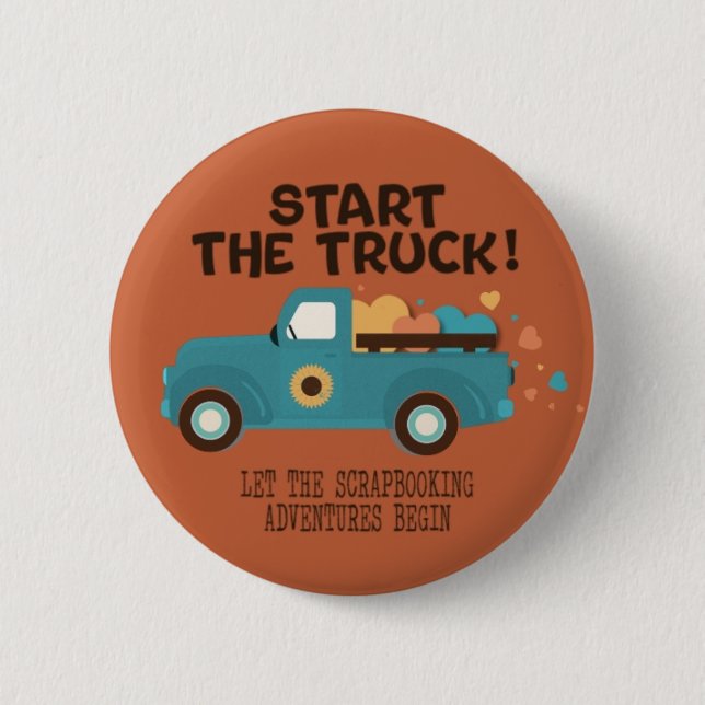 Croptoberfest 2024 Button - Starten Sie den LKW! O (Vorderseite)