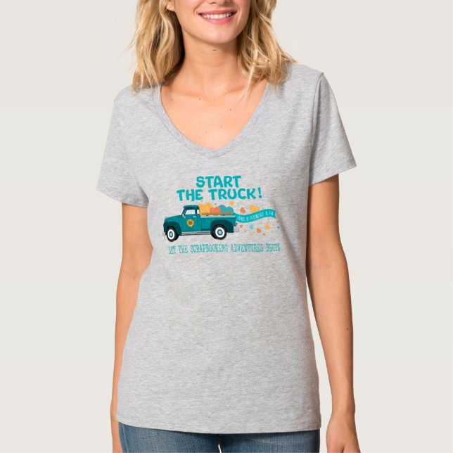 CROPTOBERFEST 2024 T - Shirt - LKW starten (Vorderseite)
