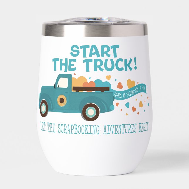 CROPTOBERFEST 2024 Wine Tumbler B Start the Truck (Vorderseite)