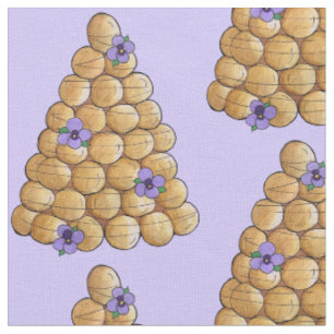 Croquembouche Choux Buns Pansy French Wedding Cake Stoff