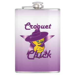 Croquet Chick #9 Flachmann